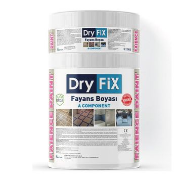 Dryfix 1 kg Siyah Faience Paint Fayans Boyası