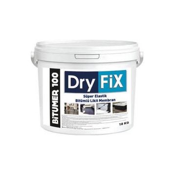 Dryfix BITUMER 100 18 kg Süper Elastik Bitümlü Likit Membran