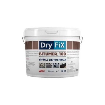 Dryfix BITUMER 100 18 kg Süper Elastik Bitümlü Likit Membran