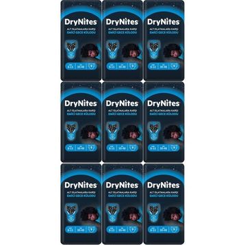 Drynites Erkek 8-13 Yaş 30-48 kg 9x9 81 Adet Emici Gece Külodu