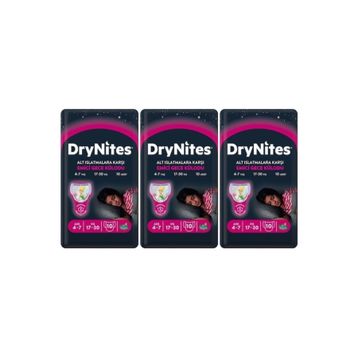 Drynites Kız 4-7 Yaş 17-30 kg 10 Adet Emici Gece Külodu
