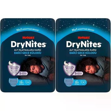 Drynites XL 2x9 18 Adet Erkek Emici Gece Külodu