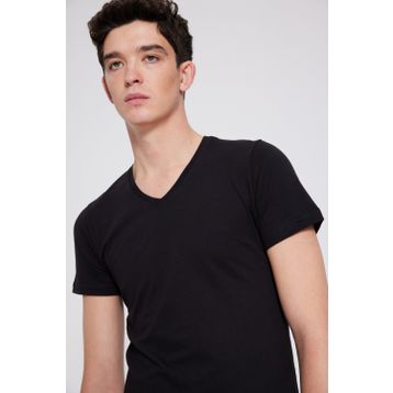 D's Damat 4HC141996755M Siyah Erkek T-shirt