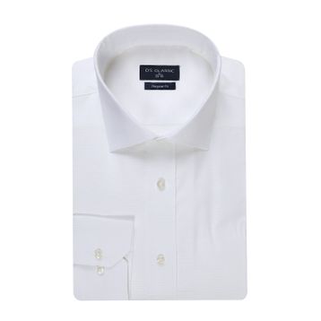 D's Damat 4HF02HD15100M801 Beyaz Regular Fit Armürlü Erkek Gömlek
