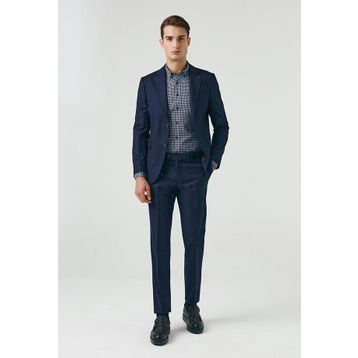 D's Damat 4HF05ORT01577 Slim Fit Lacivert Düz Takım Elbise