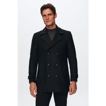 D's Damat 5HF08ORT10001 Regular Fit Siyah Erkek Palto