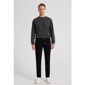 D's Damat 6HCJ3ORT00102 Slim Fit Siyah Düz Boru Paça Denim Pantolon