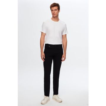D's Damat 6HCJ3ORT00102 Slim Fit Siyah Düz Boru Paça Denim Pantolon