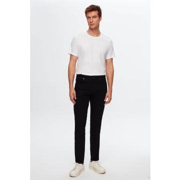 D's Damat 6HCJ3ORT00102 Slim Fit Siyah Düz Boru Paça Denim Pantolon