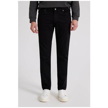 D's Damat 6HCJ3ORT00102 Slim Fit Siyah Düz Boru Paça Denim Pantolon