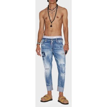Dsquared2 S74LB1252 S30342 470 Mavi Erkek Kot Pantolon