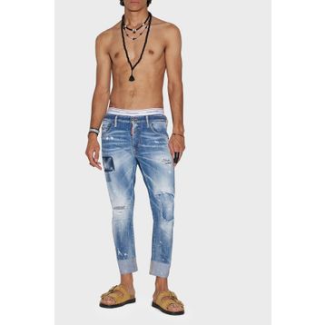 Dsquared2 S74LB1252 S30342 470 Mavi Erkek Kot Pantolon