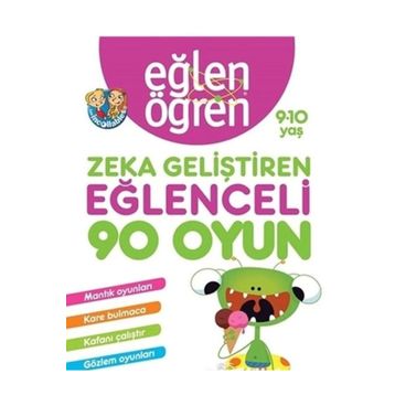 Dstil Tasarım Eğlen Öğren 9-10 Yaş Zeka Geliştiren Eğlenceli 90 Oyun