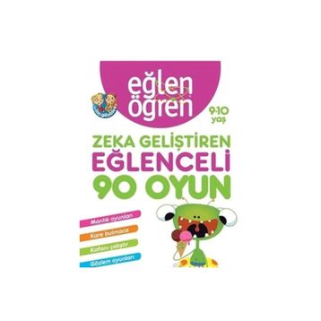 Dstil Tasarım Eğlen Öğren 9-10 Yaş Zeka Geliştiren Eğlenceli 90 Oyun