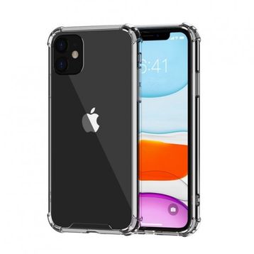 Dtech Apple iPhone 11 Antishock Darbe Emici Şeffaf Sert Silikon Kılıf