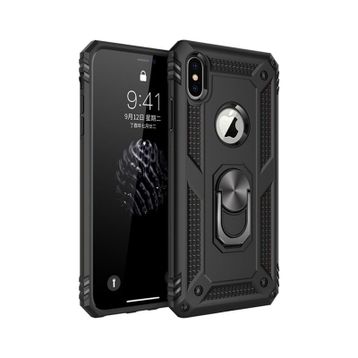 Dtech iPhone XS Sofya Yüzüklü Standlı Silikon Kılıf