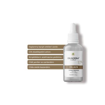 Duaderm 30 ml Yaşlanma Karşıtı Sıkılaştırıcı ve Yenileyici Collagen 10% Serum
