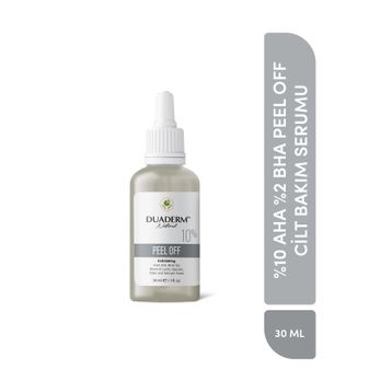 Duaderm Akne Karşıtı Siyah Nokta Önleyici Peel Off AHA 10% BHA 2% 30 ml Serum
