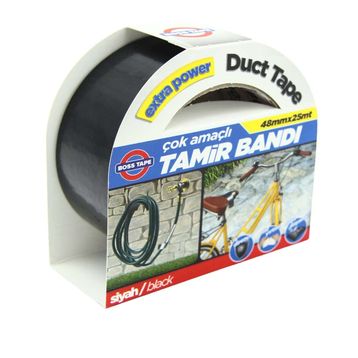 Duct Tape Siyah Tamir Bandı