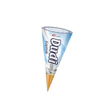 Dudi 120 ml Kaymaklı Kornet Dondurma