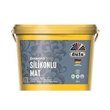 Düfa 12 lt Diamond Silikonlu Mat Beyaz İç Cephe Duvar Boyası