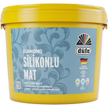 Düfa 12 lt Diamond Silikonlu Mat Beyaz İç Cephe Duvar Boyası