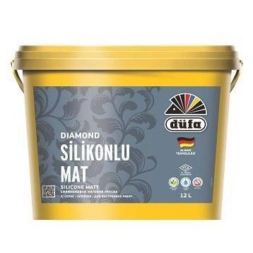 Düfa 2.5 lt Diamond Silikonlu İpek Mat Beyaz İç Cephe Duvar Boyası