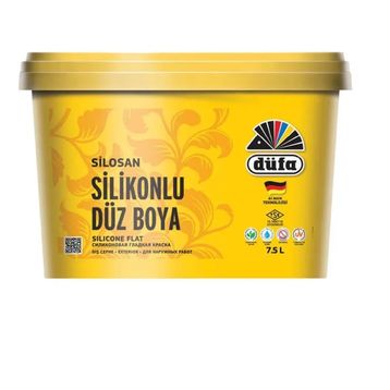 Düfa 7.5 lt Pastel Silikonlu Düz Dış Cephe Duvar Boyası