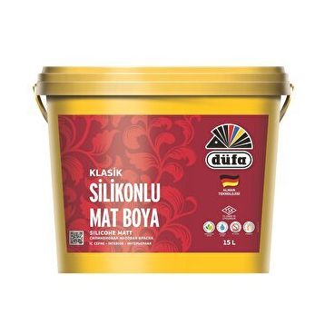 Düfa Klasik Silikonlu Mat 15 lt Mine İç Cephe Duvar Boyası