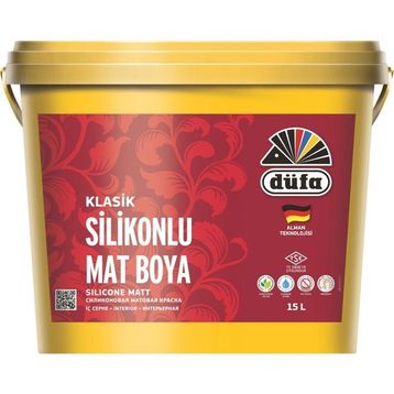 Düfa Klasik Silikonlu Mat 7.50 lt Mine İç Cephe Duvar Boyası