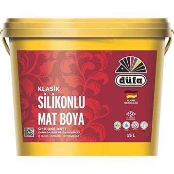 Düfa Klasik Silikonlu Mat 7.50 lt Mine İç Cephe Duvar Boyası