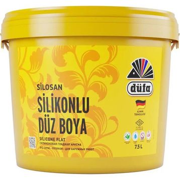 Düfa Silikonlu Düz 7.5 lt Kiremit Dış Cephe Duvar Boyası