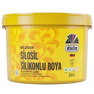 Düfa Silosil 8700 2.5 lt Toprak Silikonlu Dış Cephe Boyası
