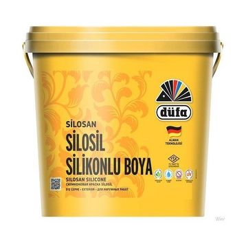 Düfa Silosil Sakin Mavi 7.5 lt Silikonlu Düz Dış Cephe Boyası