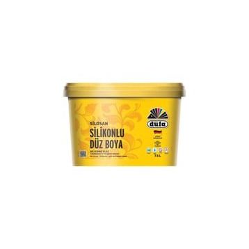 Düfa Silosil Sakin Mavi 7.5 lt Silikonlu Düz Dış Cephe Boyası
