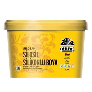 Düfa Silosil Silikonlu 2.5 lt Bej Dış Cephe Duvar Boyası