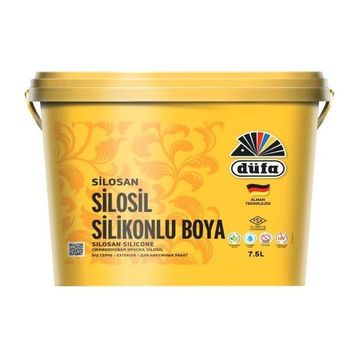 Düfa Silosil Silikonlu 7.5 lt Gri Dış Cephe Duvar Boyası