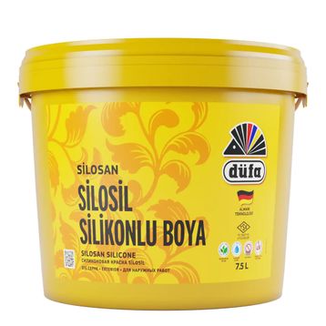 Düfa Silosil Silikonlu 7.5 lt Kiremit Dış Cephe Duvar Boyası