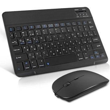 Duhaline Tcl Nxtpaper 10S Tablet Için Uyumlu Slim Şarjlı Bluetooth Klavye Mouse Seti