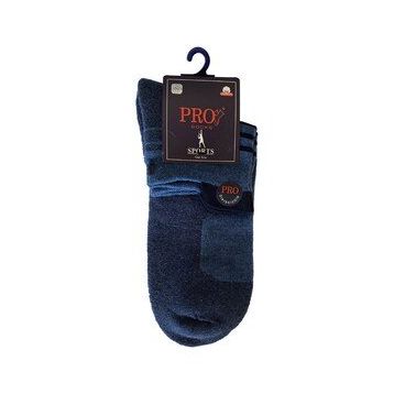 Dukha 14015 Mavi 41-44 Havlu Erkek Patik Çorabı