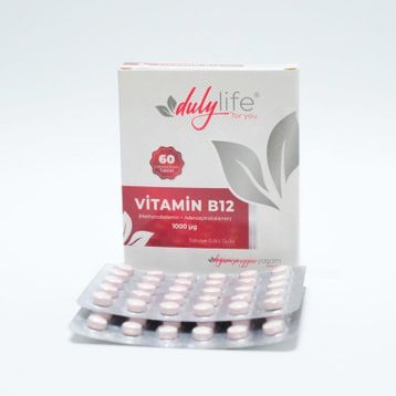 Dulylife Vitamin B12 60 Çiğneme Tableti