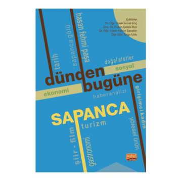 Dünden Bugüne Sapanca Nobel Bilimsel Eserler