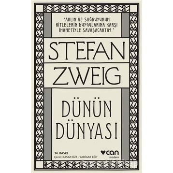 Dünün Dünyası - Stefan Zweig