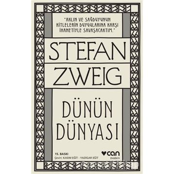 Dünün Dünyası - Stefan Zweig
