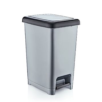 Dünya 25 lt Plastik Slim Pedallı Çöp Kovası