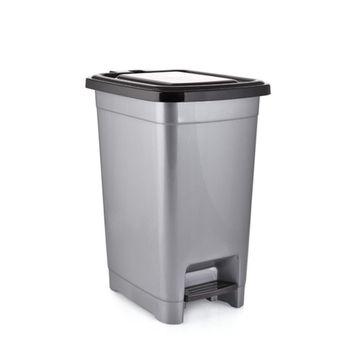 Dünya 25 lt Plastik Slim Pedallı Çöp Kovası