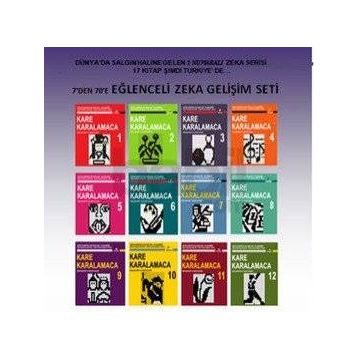 DÜNYA BEYIN OLIMPIYATLARI KARE KARALAMACA SERISI (12 KITAP TAKIM) - AHMET KARAÇAM