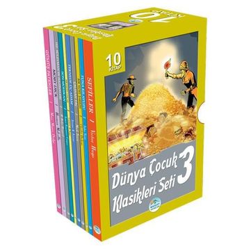 Dünya Çocuk Klasikleri 10 Kitap Set - 3 Maviçatı Yayınları