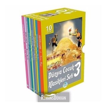 Dünya Çocuk Klasikleri 10 Kitap Set - 3 Maviçatı Yayınları