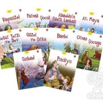Dünya Masalları- 2 Set 10 Kitap - Grimm Kardeşler Jacob Grimm - Wilhelm Grimm
